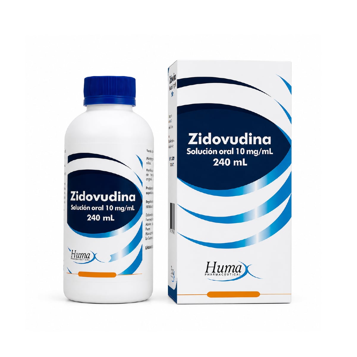 ZIDOVUDINA 10 MG/ML CAJA CON FRASCO X 240 ML